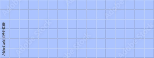 Blue mosaic grid with tile checkered pool for bathroom texture background. Swimming floor square with water banner ceramic for clean interior bath. Graphic kitchen blue with seamless tile wall.