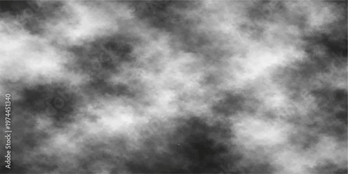 Abstract monochrome cloudscape creates a tranquil atmosphere with varying shades of gray and white. This image evokes a sense of peace and calm, perfect for visual.