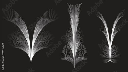 An open magical book with a feather pen glowing softly on a black background symbolizing knowledge and wisdom