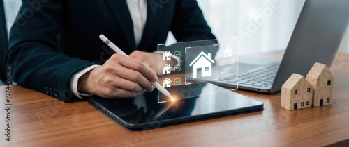 Property management strategy digital workspace real estate modern office professional setting innovative technology integration for efficient operations