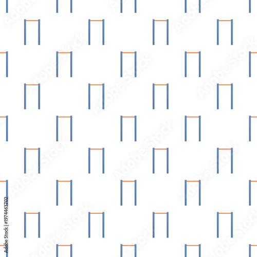 Minimalist parallel bars forming a uniform grid pattern on a white background