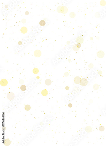 Gold glitter particles, confetti, dust, and sparkles