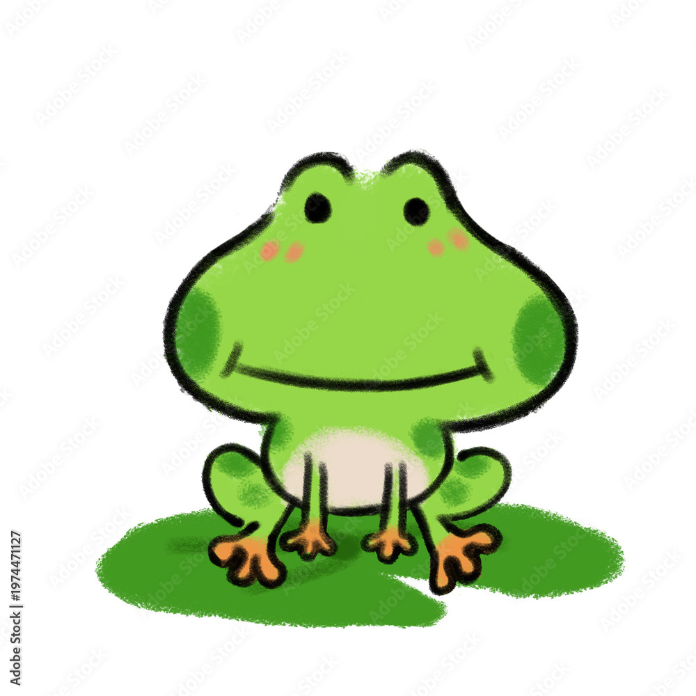 Obraz premium Frog fun graphic