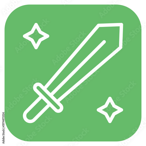 Sword Toy Icon Style