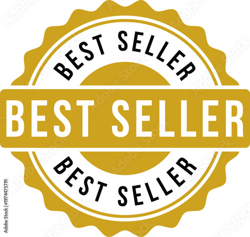 Best seller icon vector design premium badge label sticker emblem tag symbol shopping e-commerce marketing sale product award sign bestseller mark collection group isolated.