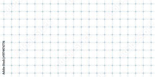 Geometric pattern of cross plus signs, dotted grid design. Paper texture for notebook, wallpaper with cross shapes. Simple mathematical symbol texture for graphic background. Vector illustration