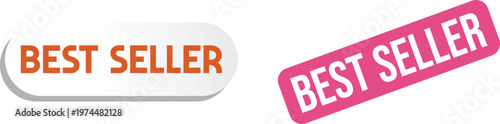 Best seller icon set vector design premium badge label sticker emblem tag symbol shopping e-commerce marketing sale product award sign bestseller mark collection group isolated.