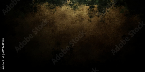 Vintage dark grunge texture backdrop featuring a moonlit night sky with stormy smoke clouds and an old paper art design
