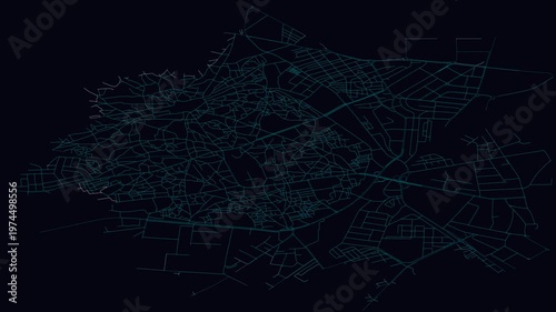 Kano, Nigeria, City Infrastructure Expansion Animation, Urban Visualization Technology