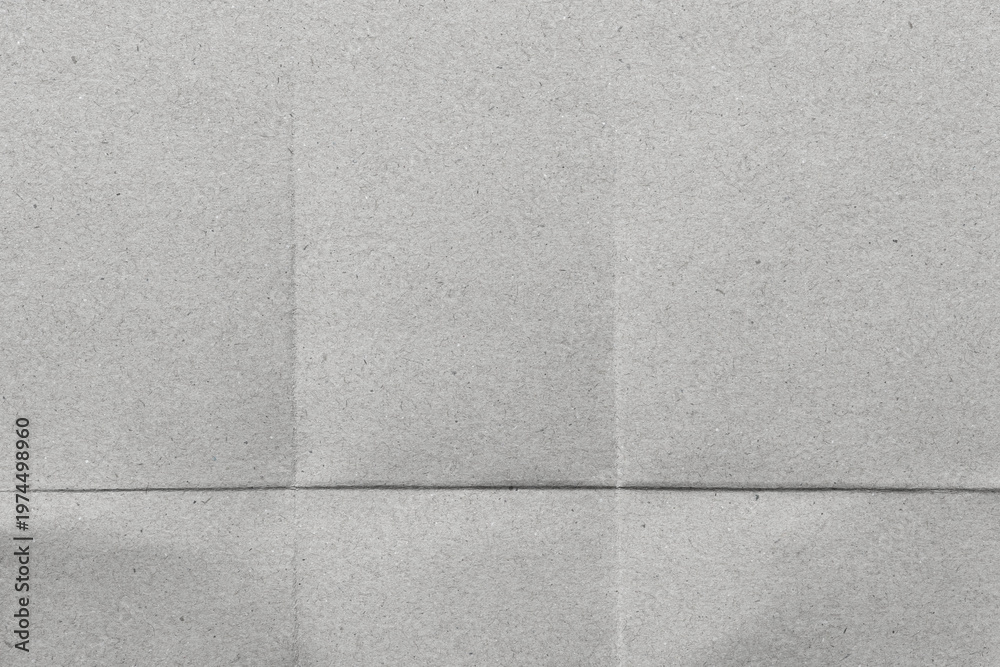 Fototapeta premium Textured folded gray paper background