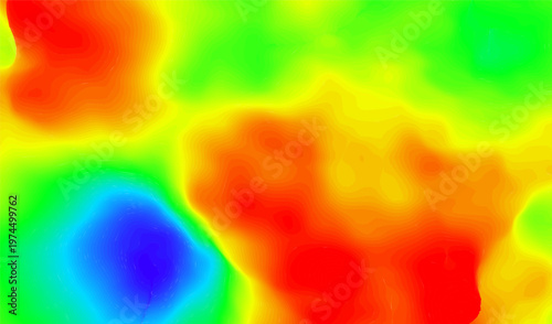 Abstract blue and green chart with analytic background cold for colorful data digital. Field gradient graph with graphic green heat for heatmap hot infrared. Landscape map abstract scale analytic.