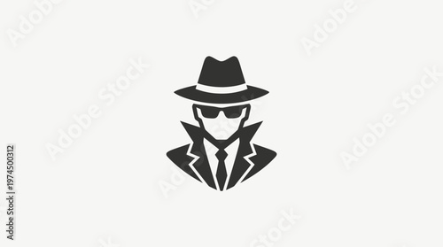 Mysterious Spy or Detective Icon