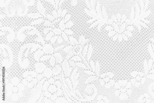 Elegant white lace pattern