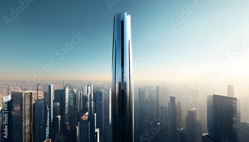 skyscrapers in the city