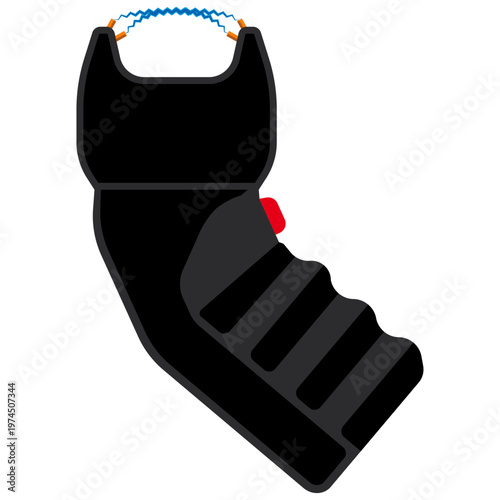 Bild auf Leinwand stun gun, electric shock device.