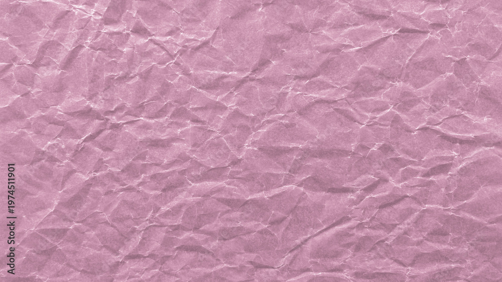 Fototapeta premium Textured pink crumpled paper desktop wallpaper