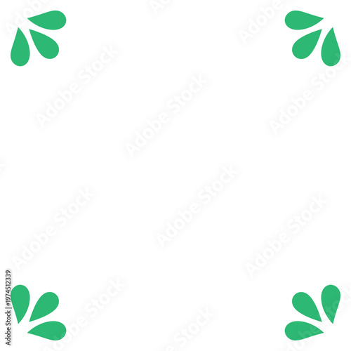 Mexican Talavera Ceramic Tile With Geometric Pattern. Сorner for the frame