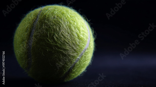 Tennis point. A tennis ball that hits the line earns a point. sports game, competition and great pastime for a healthy lifestyle
