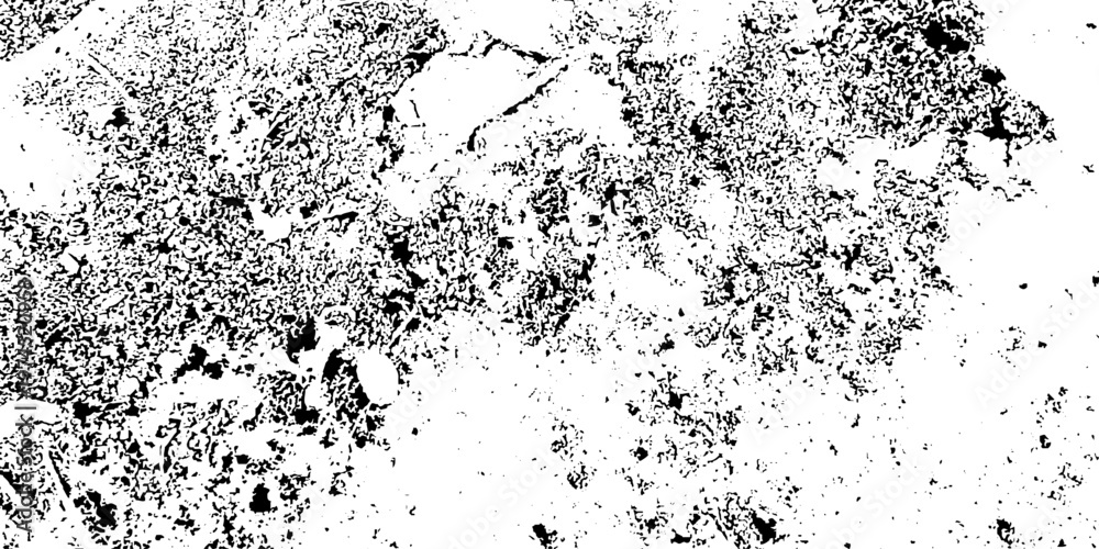 Fototapeta premium Grunge vintage white and black vector wall distressed dirty noise rust cracked pain background. messy dusty chalk splat dirt rusty noise overlay concrete wall texture background.
