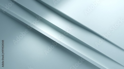 Abstract Light Blue Background with Geometric Shapes and Lines Creating a Modern, Minimalist Aesthetic for Design Projects and Creative Concepts