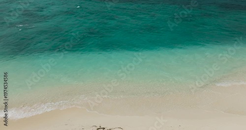 Wallpaper Mural Transparent turquoise ocean waves over the sandy coastline. White Island. Camiguin, Philippines. Torontodigital.ca