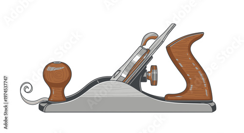 Vintage Hand Plane Tool for Woodworking and Carpentry Projects