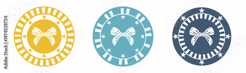 Tie icon. Board illustration label design. Design for business. Vector illustration.