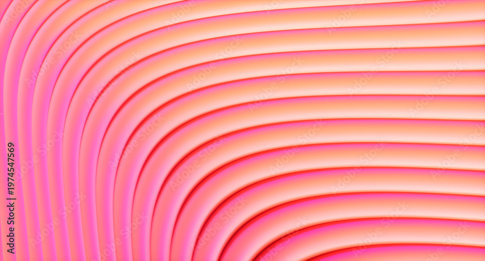 Obraz premium Abstract futuristic background with smooth curve. 3d rendering