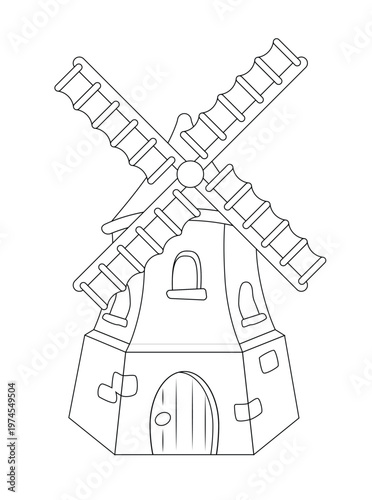 An old windmill from Nederland