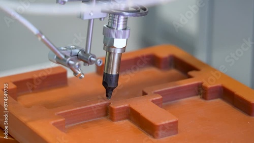 automatic soldering iron tips of automated manufacturing and assembly pcb board
