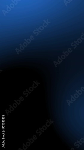 Dark Blue Gradient Light Leak Background Loop with Cinematic Glow Abstract Backdrop