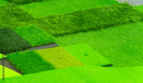 green artificial grass astroturf selection