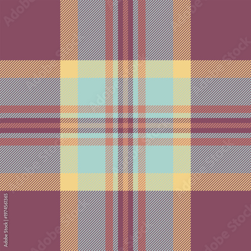 Oriental pattern check background, festive plaid vector fabric. Bedroom texture textile seamless tartan in pink and light colors.