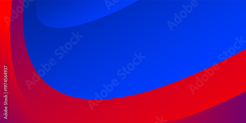 Colorful wave gradient abstract minimalist modern background. vector illustration
