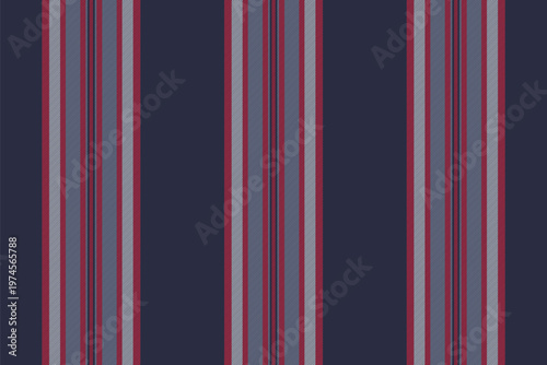 Tustomized vector pattern seamless, revival lines texture stripe. Sice textile vertical background fabric in dark and red colors.