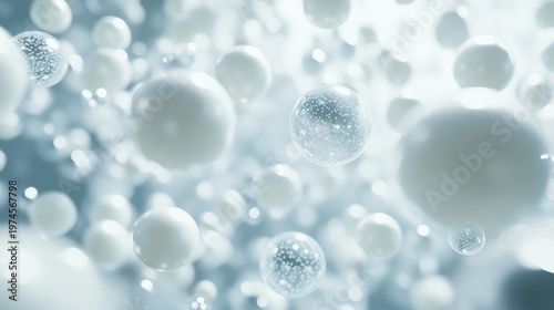 Wallpaper Mural Abstract spheres in light Torontodigital.ca