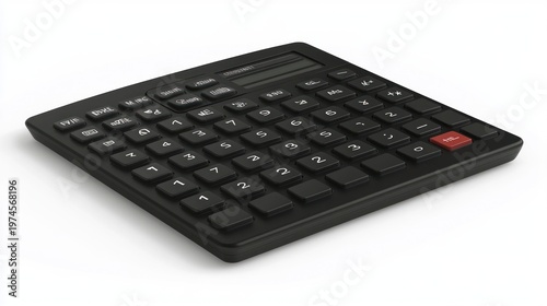 Wallpaper Mural Black calculator on white background Torontodigital.ca