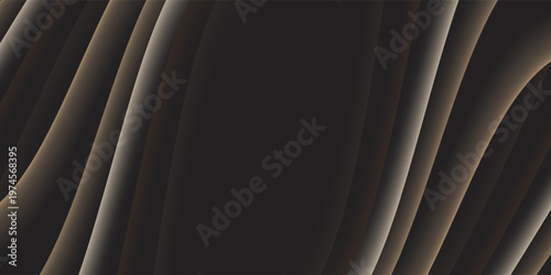 Black and gold gradient bg with noise as a seamless pattern. Festive vector illustration with watercolor effect and paper texture. Blurred abstract background