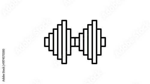 Audio sound waveform animation on a white background