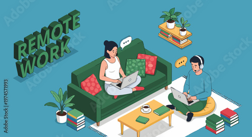 Embracing the remote work lifestyle a comfortable and productive home office environment for modern professionals