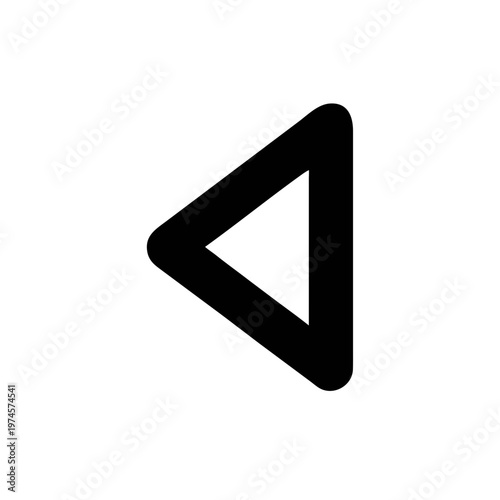 Free Download previous silhouette icon illustration for ui ux interface media navigation control and app design - GFXLoad
