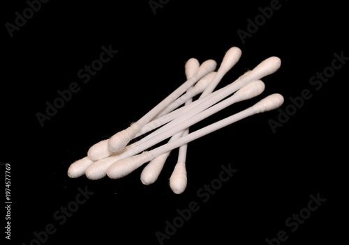 ear sticks isolated on white background