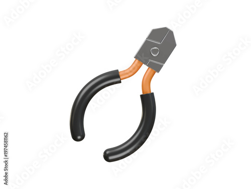 orthodontic pliers icon 3d illustration render