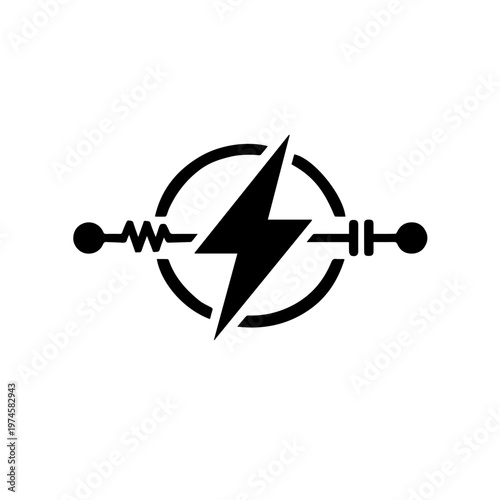 Modern Electrical System Icon