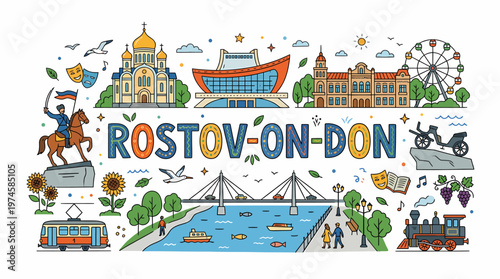 Rostov-on-Don Cityscape: Famous Landmarks and Attractions