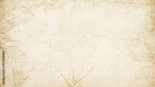 Photos Vintage world map HD wallpaper, old paper background