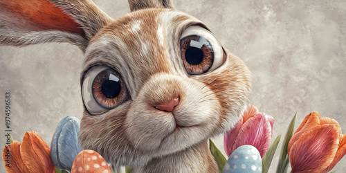 Whispers of Spring in a Meadow of Eggs, ai generated.