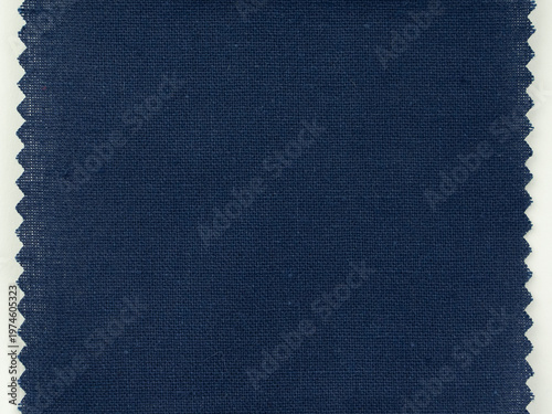 blue navy cotton fabric swatch 
