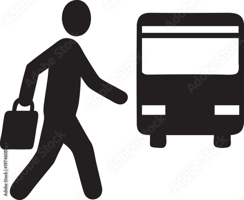 Man Falling Underneath Truck Wheel Danger Accident Road Safety Silhouette Style