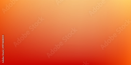 Warm orange yellow red gradient background. Autumn colored blurred wallpaper. Fall smooth gradation backdrop for banner, poster, leaflet, brochure, booklet. Vector abstract fiery template overlay
